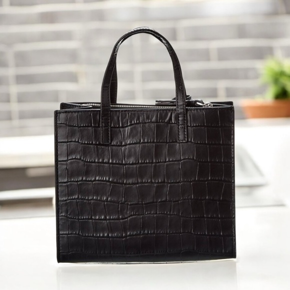 Marc Jacobs Mini Grind Croc Embossed Tote Bag - Picture 3 of 8